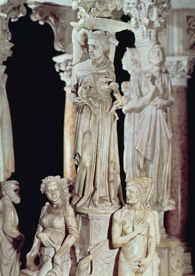 Pulpit (detail) by Giovanni Pisano